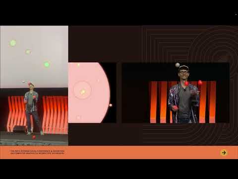 Juggling Music - Real Time Live! Demo at Siggraph 2023