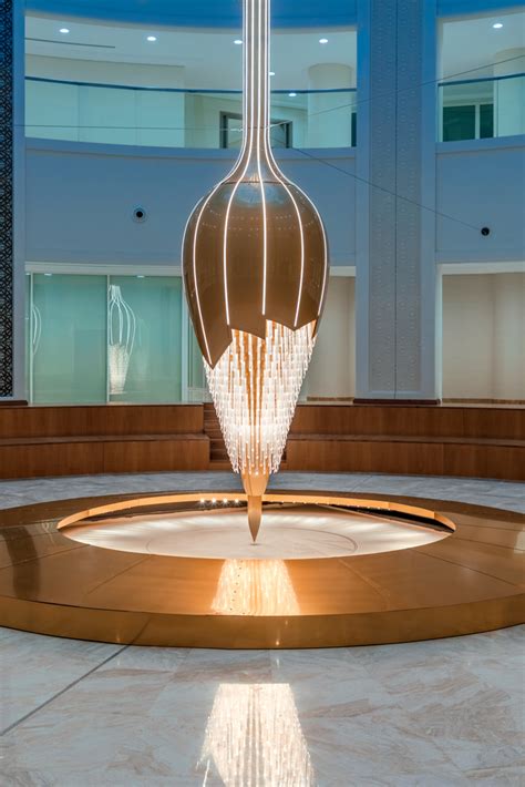 Interactive Light Glass sculptures for Lasvit